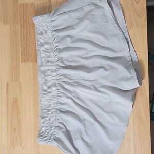 New Nike Women's One Dri-FIT Mid-Rise 3" Brief-Lined Shorts Size 2XL NWT Grey